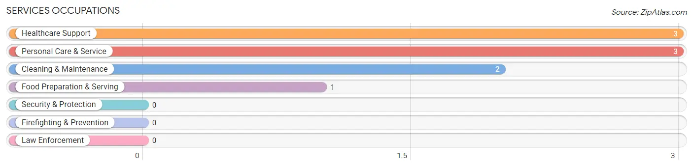 Services Occupations in Zip Code 60968