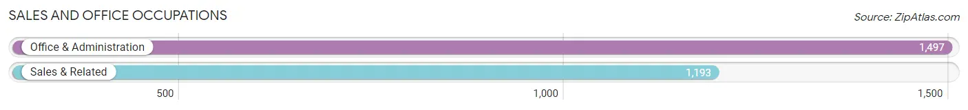 Sales and Office Occupations in Zip Code 61032