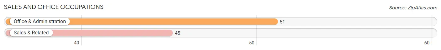 Sales and Office Occupations in Zip Code 61052