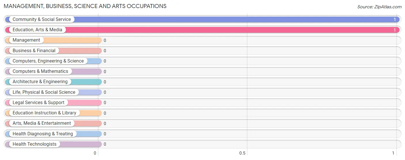 Management, Business, Science and Arts Occupations in Zip Code 61057