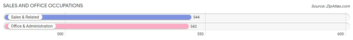 Sales and Office Occupations in Zip Code 61301