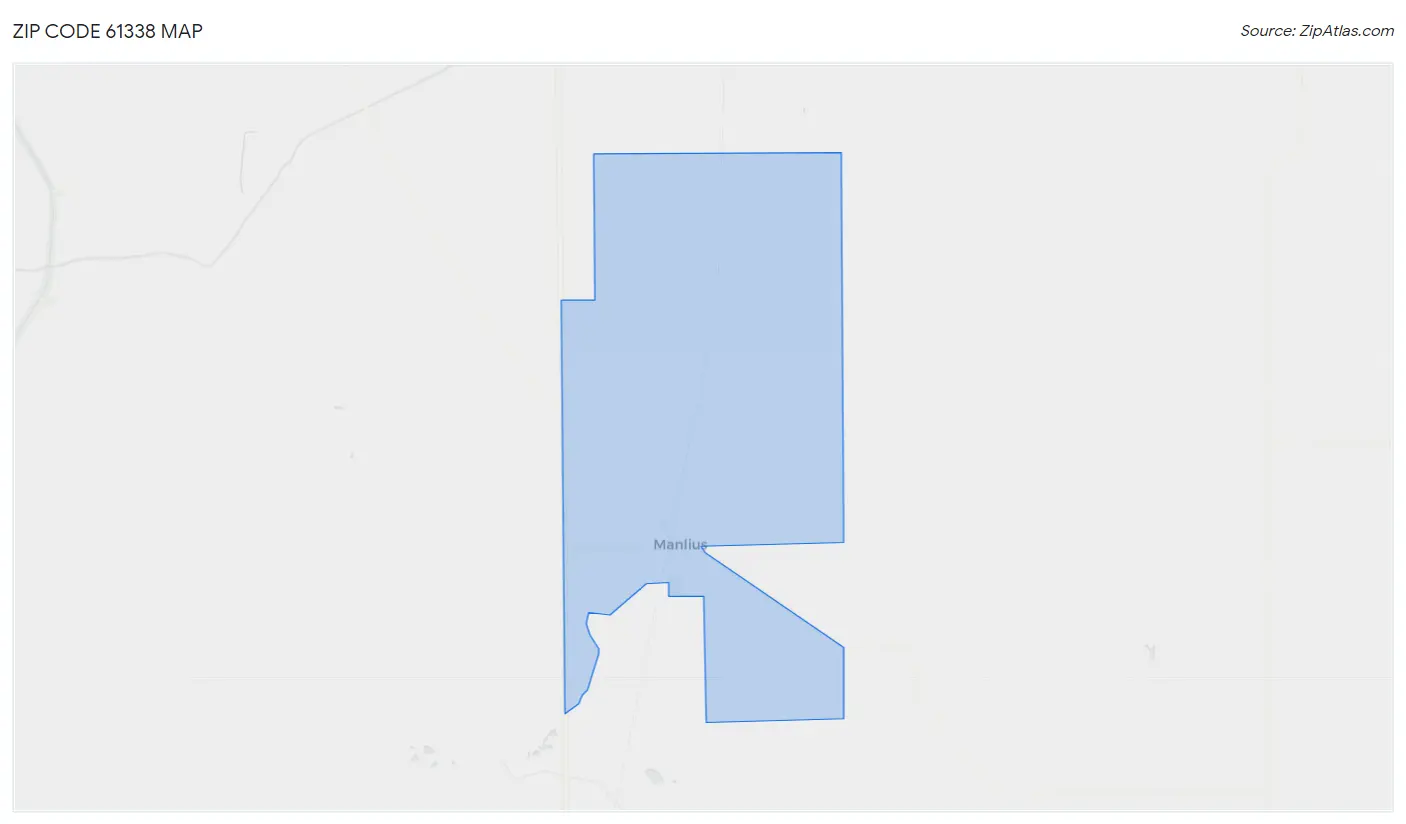 Zip Code 61338 Map