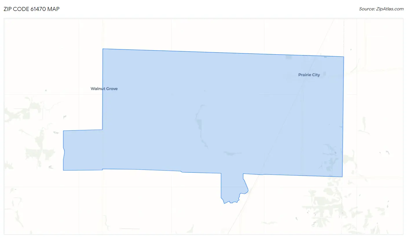 Zip Code 61470 Map