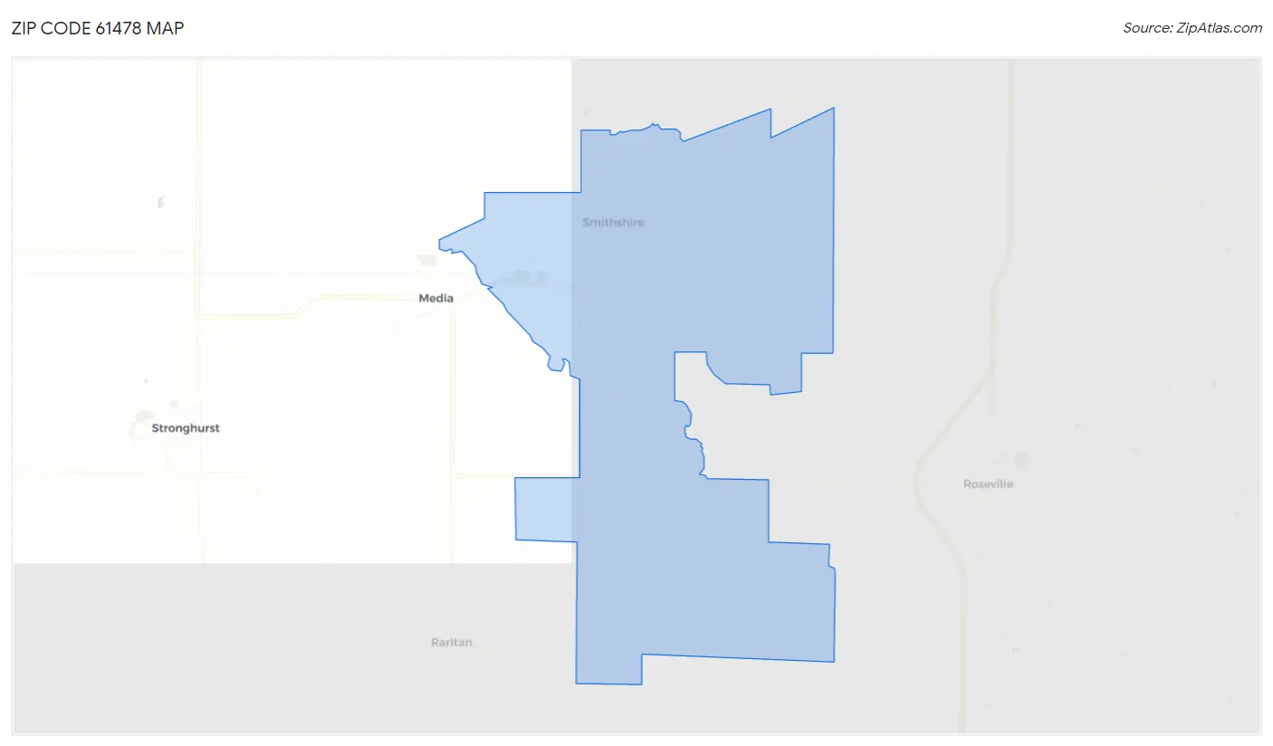 Zip Code 61478 Map