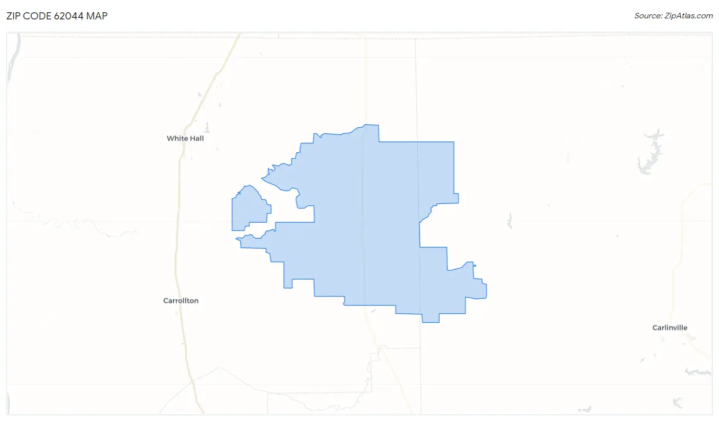 Zip Code 62044 Map