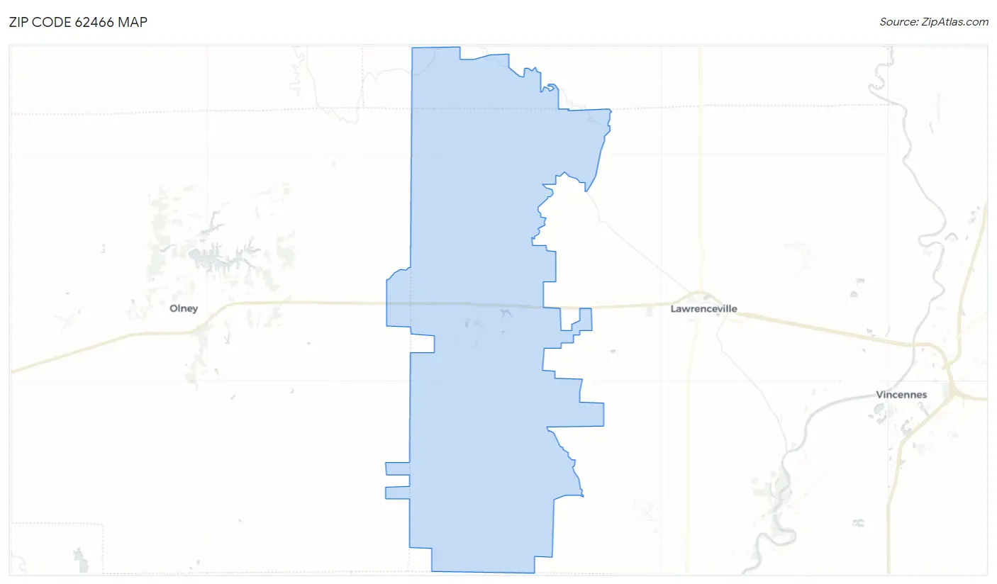 Zip Code 62466 Map