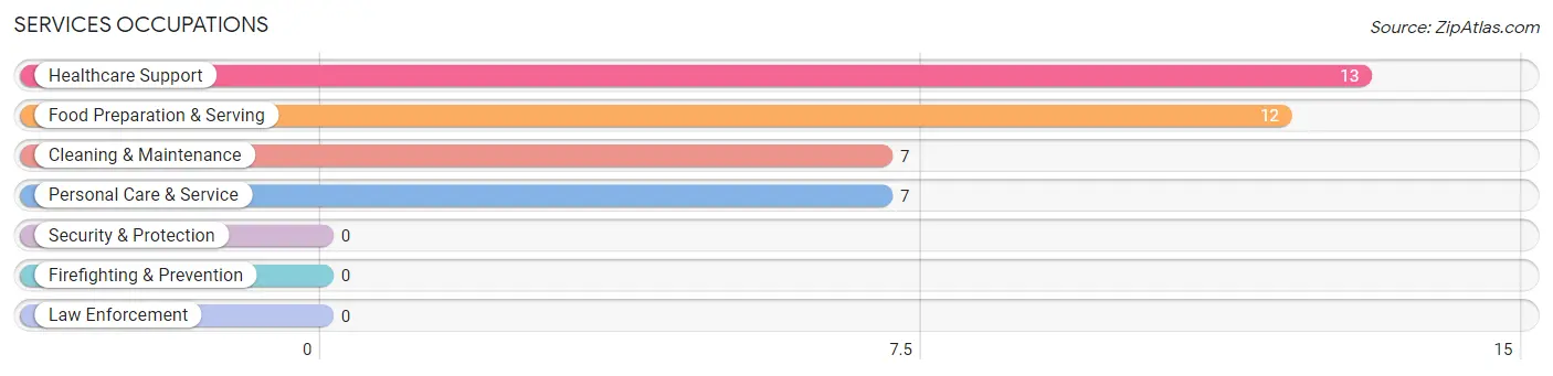 Services Occupations in Zip Code 62979