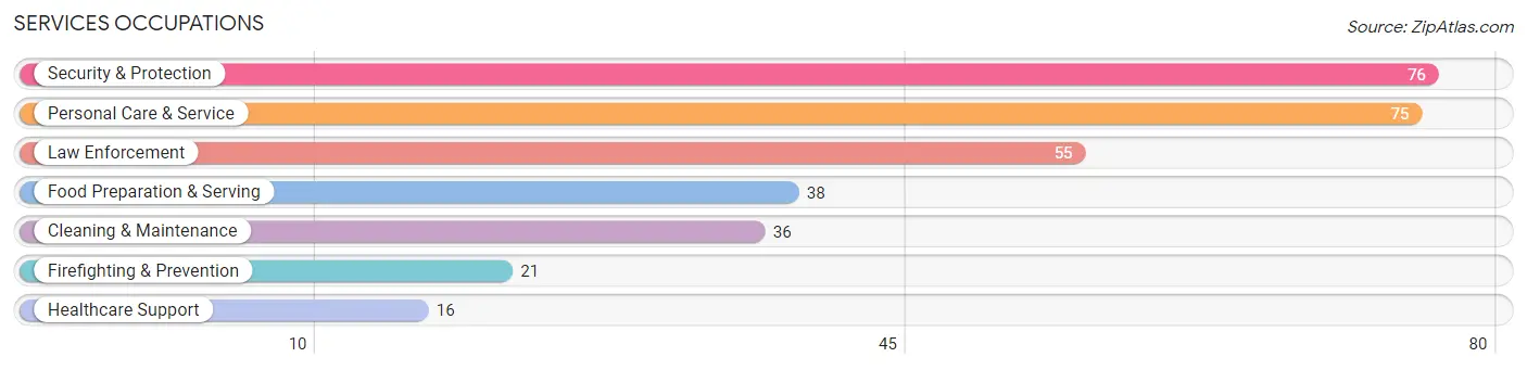 Services Occupations in Zip Code 63127