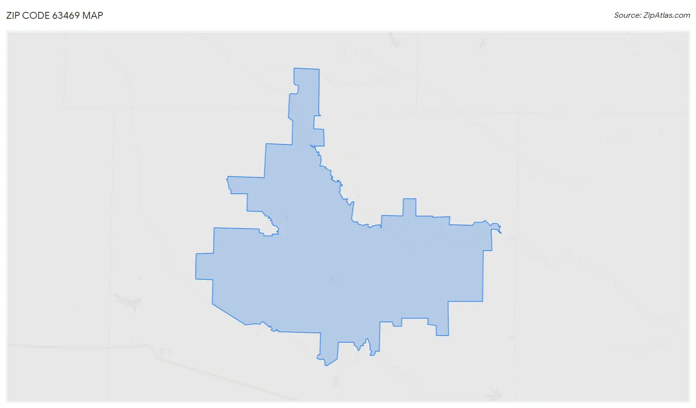 Zip Code 63469 Map