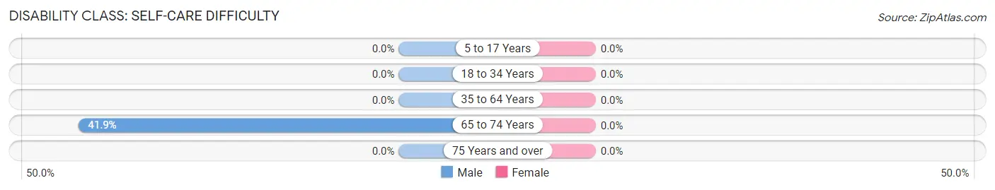 Disability in Zip Code 63473: <span>Self-Care Difficulty</span>