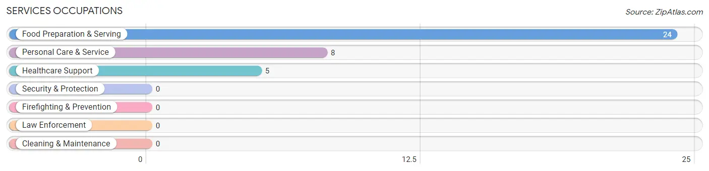 Services Occupations in Zip Code 63473