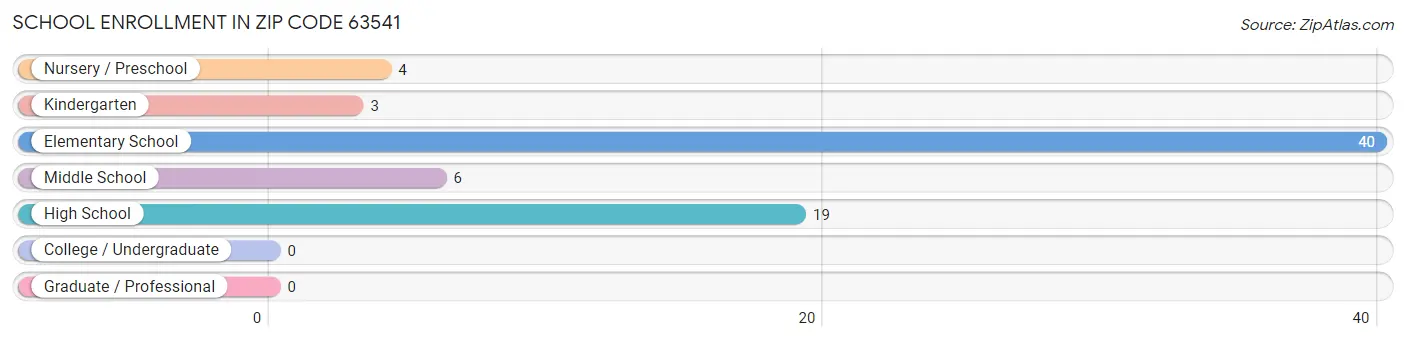 School Enrollment in Zip Code 63541