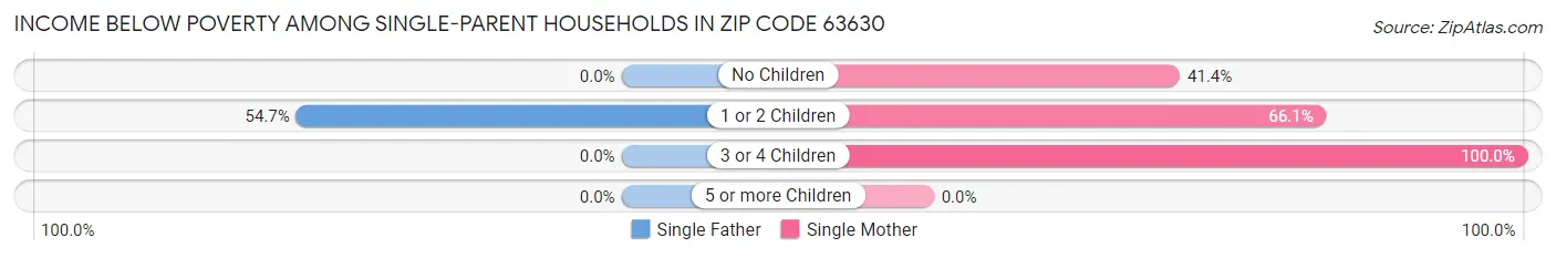 Income Below Poverty Among Single-Parent Households in Zip Code 63630
