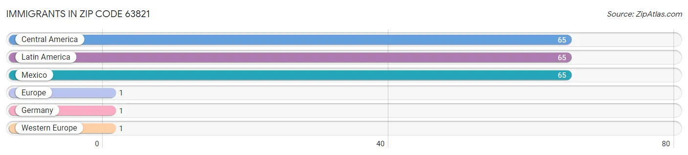 Immigrants in Zip Code 63821