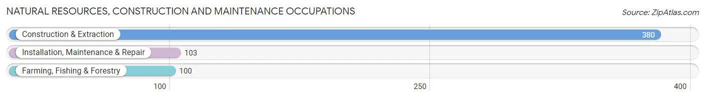 Natural Resources, Construction and Maintenance Occupations in Zip Code 64034