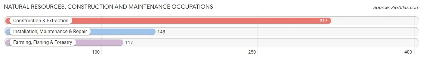 Natural Resources, Construction and Maintenance Occupations in Zip Code 64468