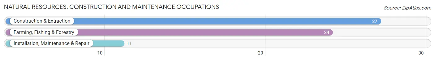 Natural Resources, Construction and Maintenance Occupations in Zip Code 64481