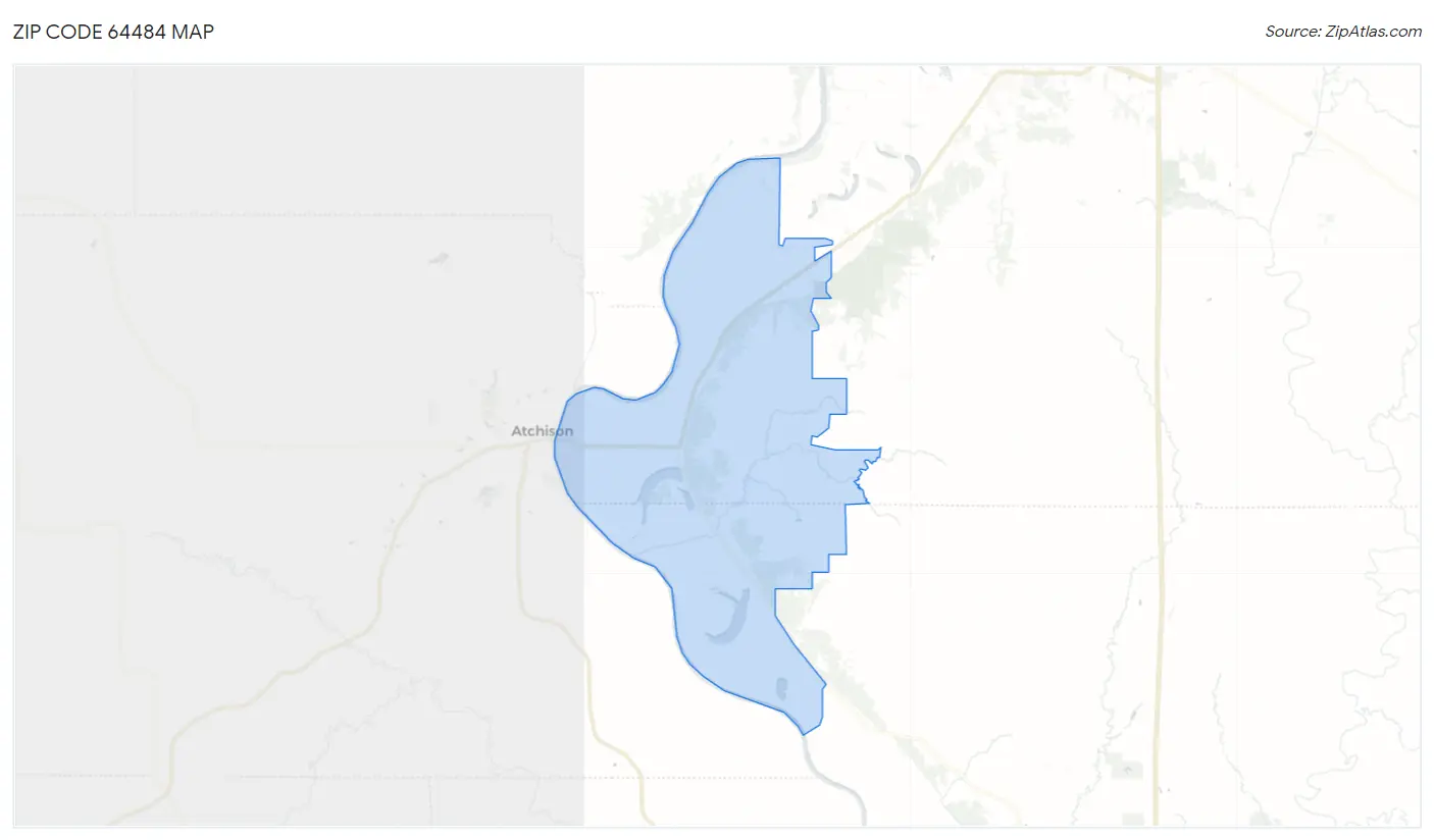 Zip Code 64484 Map