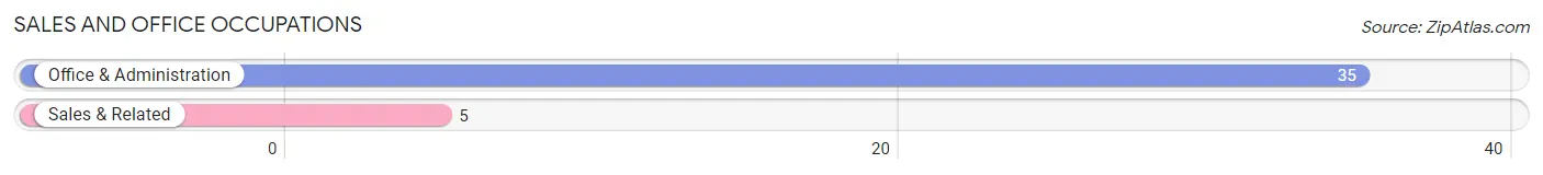 Sales and Office Occupations in Zip Code 64842