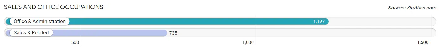 Sales and Office Occupations in Zip Code 65251