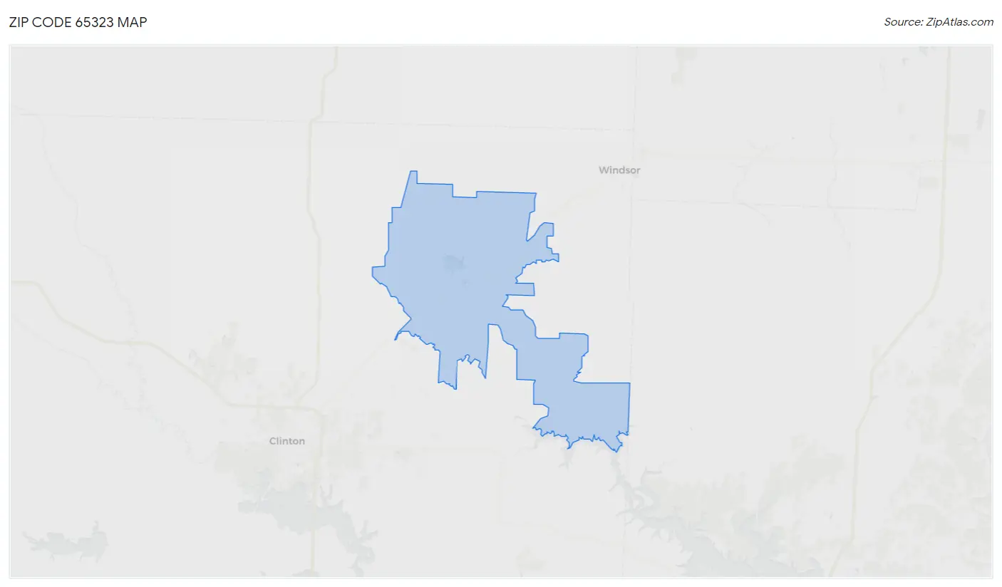 Zip Code 65323 Map