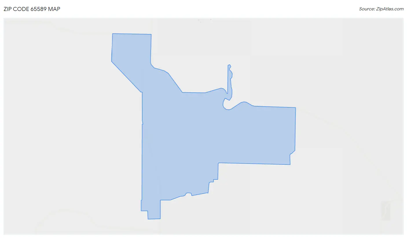 Zip Code 65589 Map