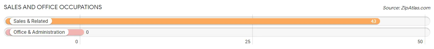 Sales and Office Occupations in Zip Code 65620