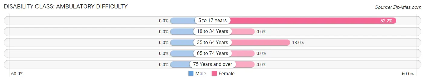 Disability in Zip Code 65783: <span>Ambulatory Difficulty</span>