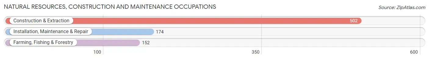 Natural Resources, Construction and Maintenance Occupations in Zip Code 66044