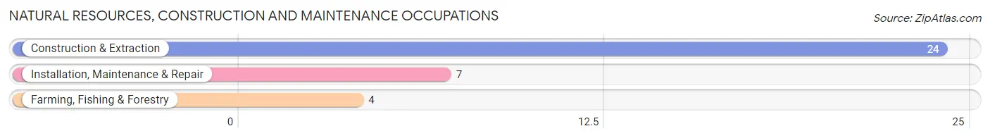 Natural Resources, Construction and Maintenance Occupations in Zip Code 66532