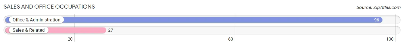 Sales and Office Occupations in Zip Code 67104