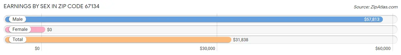 Earnings by Sex in Zip Code 67134