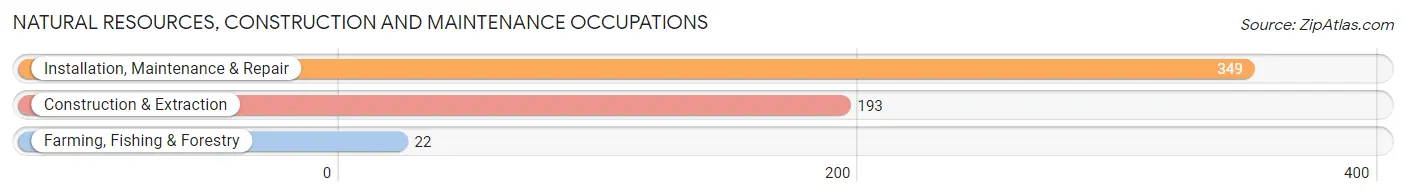 Natural Resources, Construction and Maintenance Occupations in Zip Code 67156