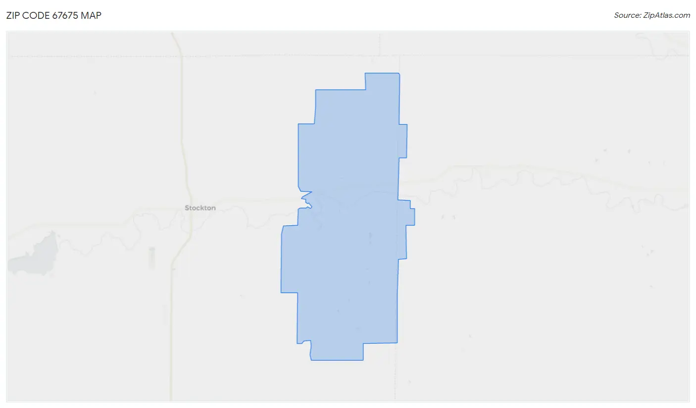 Zip Code 67675 Map