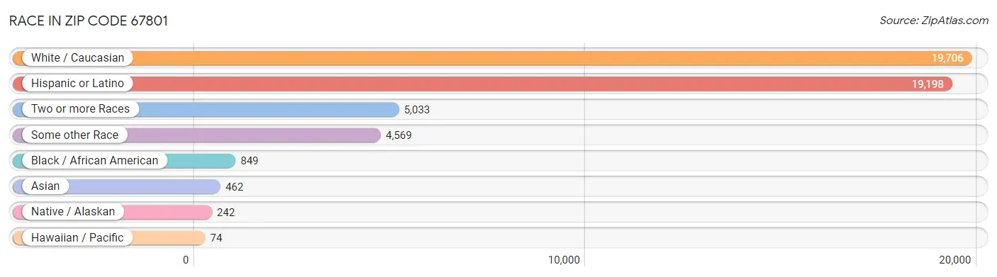Race in Zip Code 67801