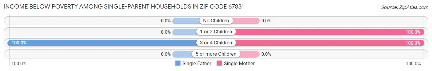 Income Below Poverty Among Single-Parent Households in Zip Code 67831
