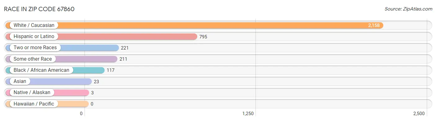 Race in Zip Code 67860