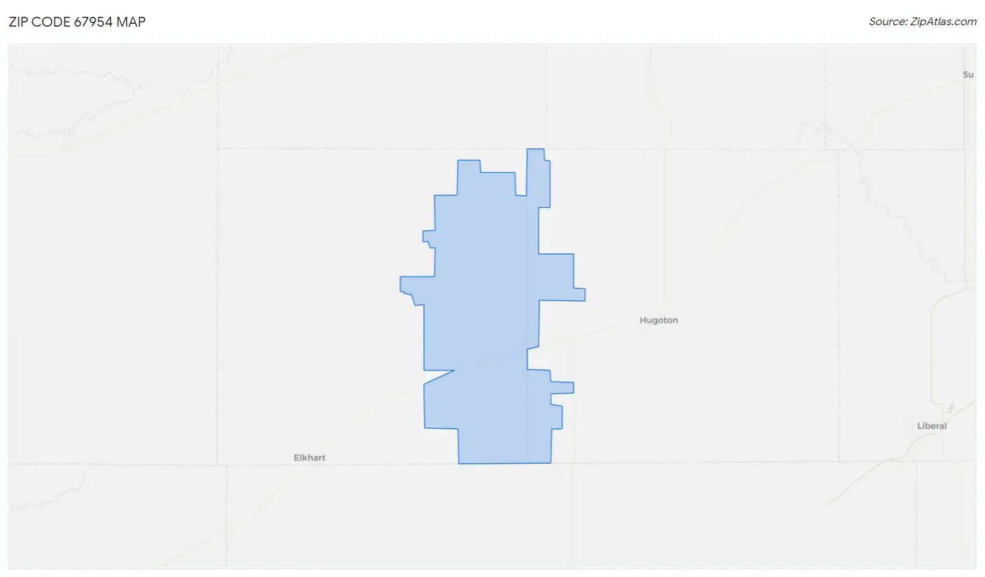 Zip Code 67954 Map