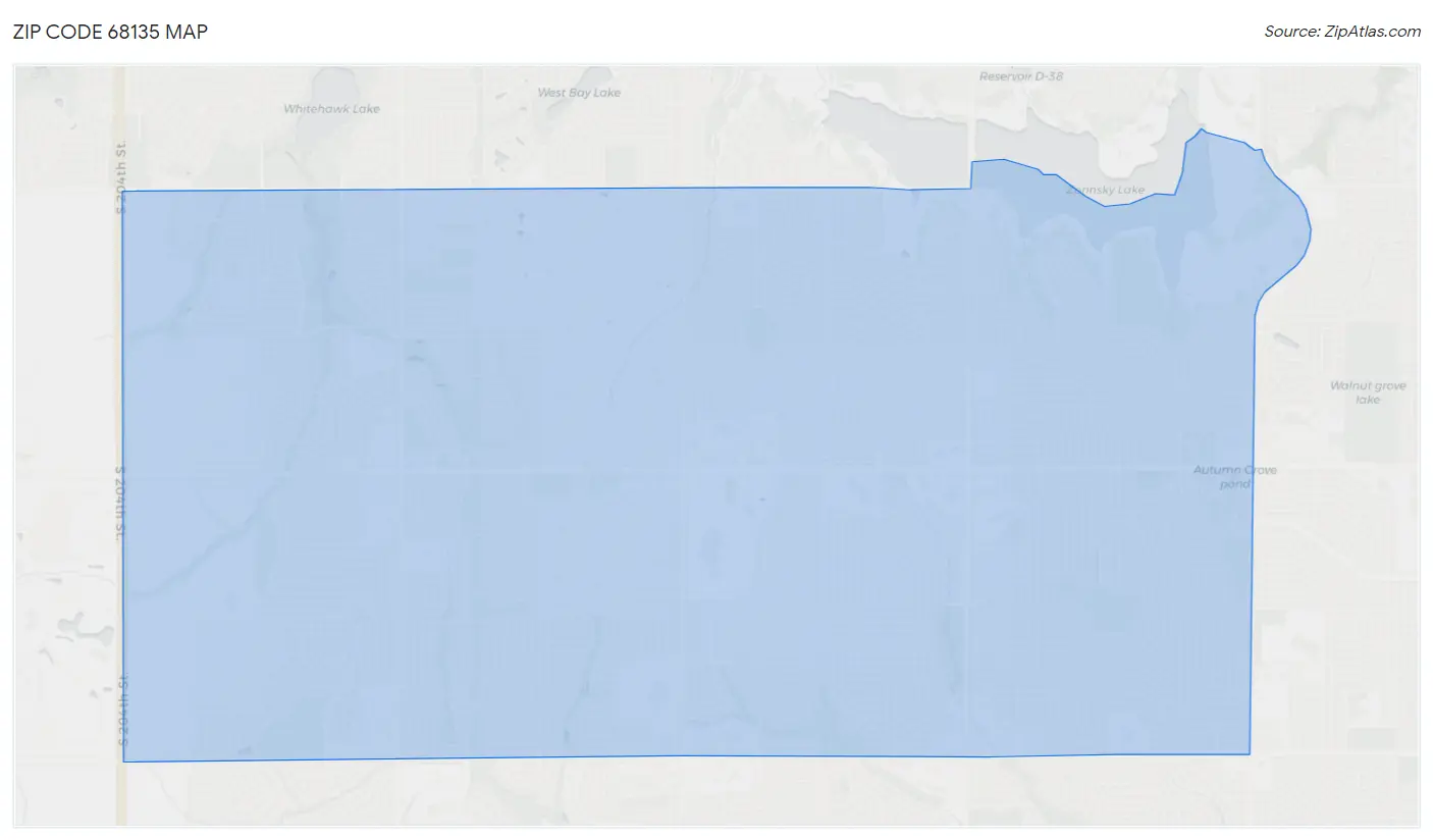 Zip Code 68135 Map