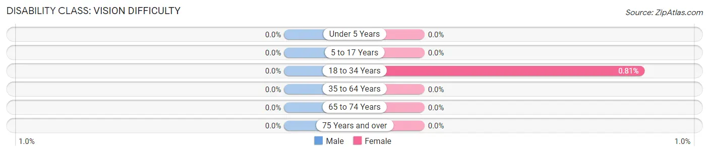 Disability in Zip Code 68182: <span>Vision Difficulty</span>