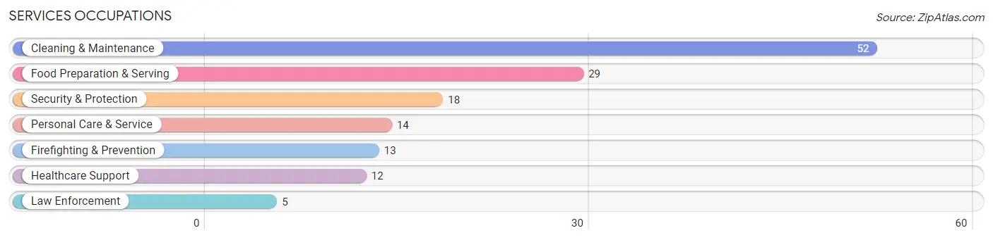 Services Occupations in Zip Code 68317