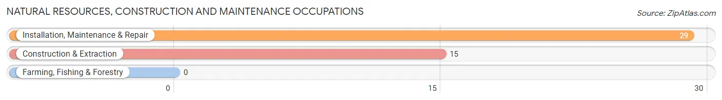 Natural Resources, Construction and Maintenance Occupations in Zip Code 68320