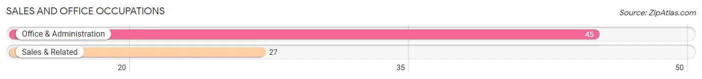 Sales and Office Occupations in Zip Code 68436