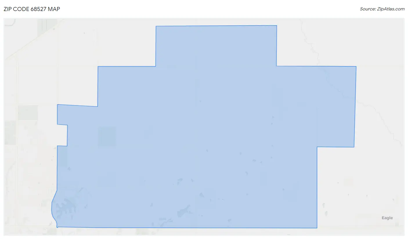 Zip Code 68527 Map