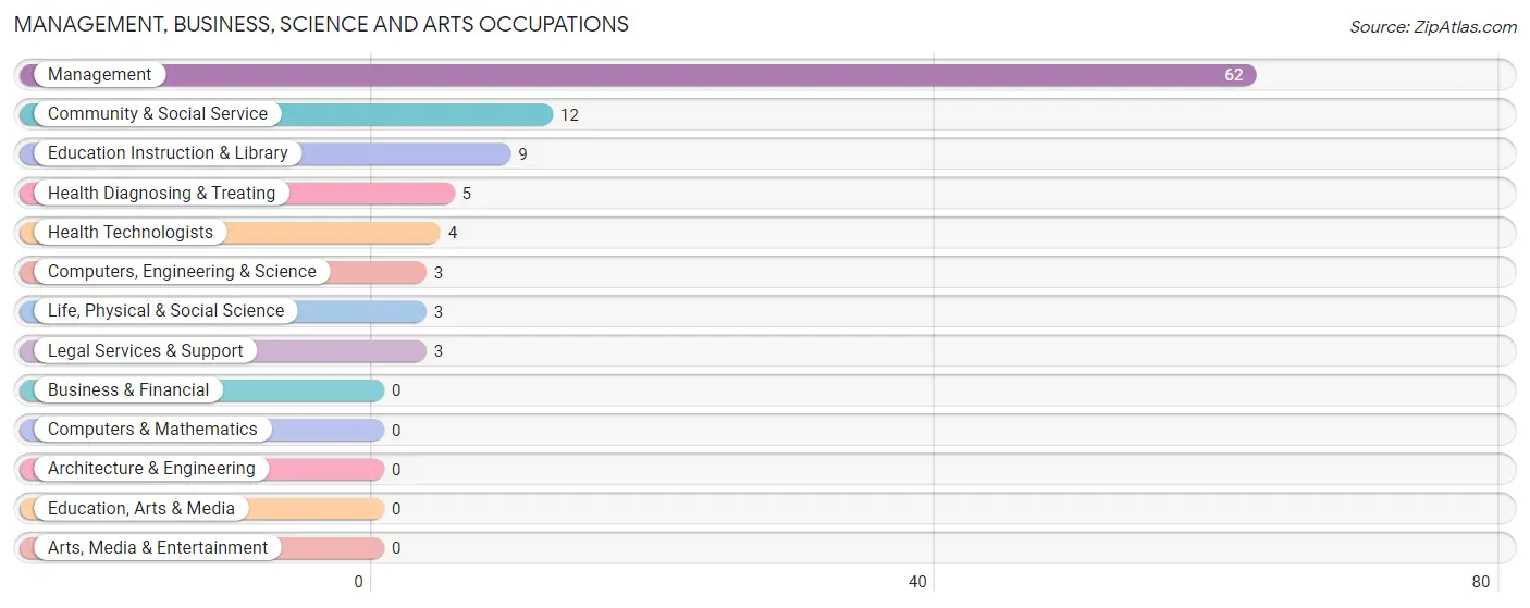 Management, Business, Science and Arts Occupations in Zip Code 68932