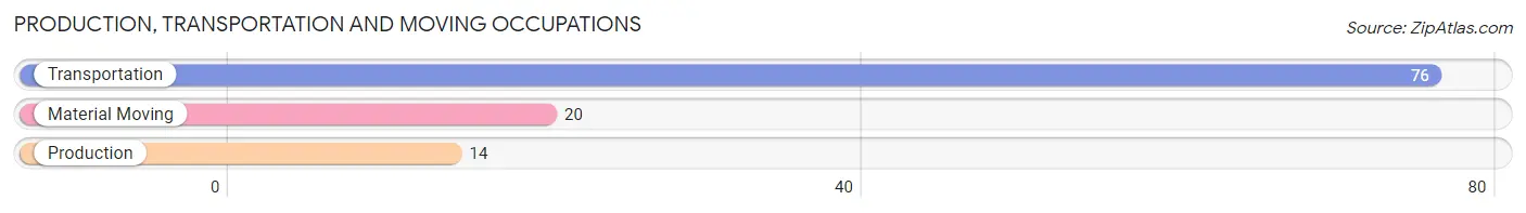 Production, Transportation and Moving Occupations in Zip Code 69033