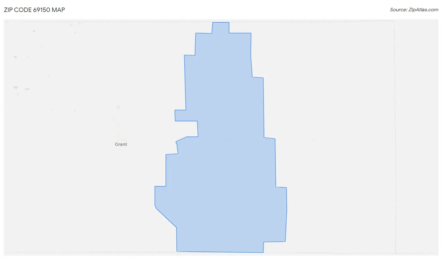 Zip Code 69150 Map