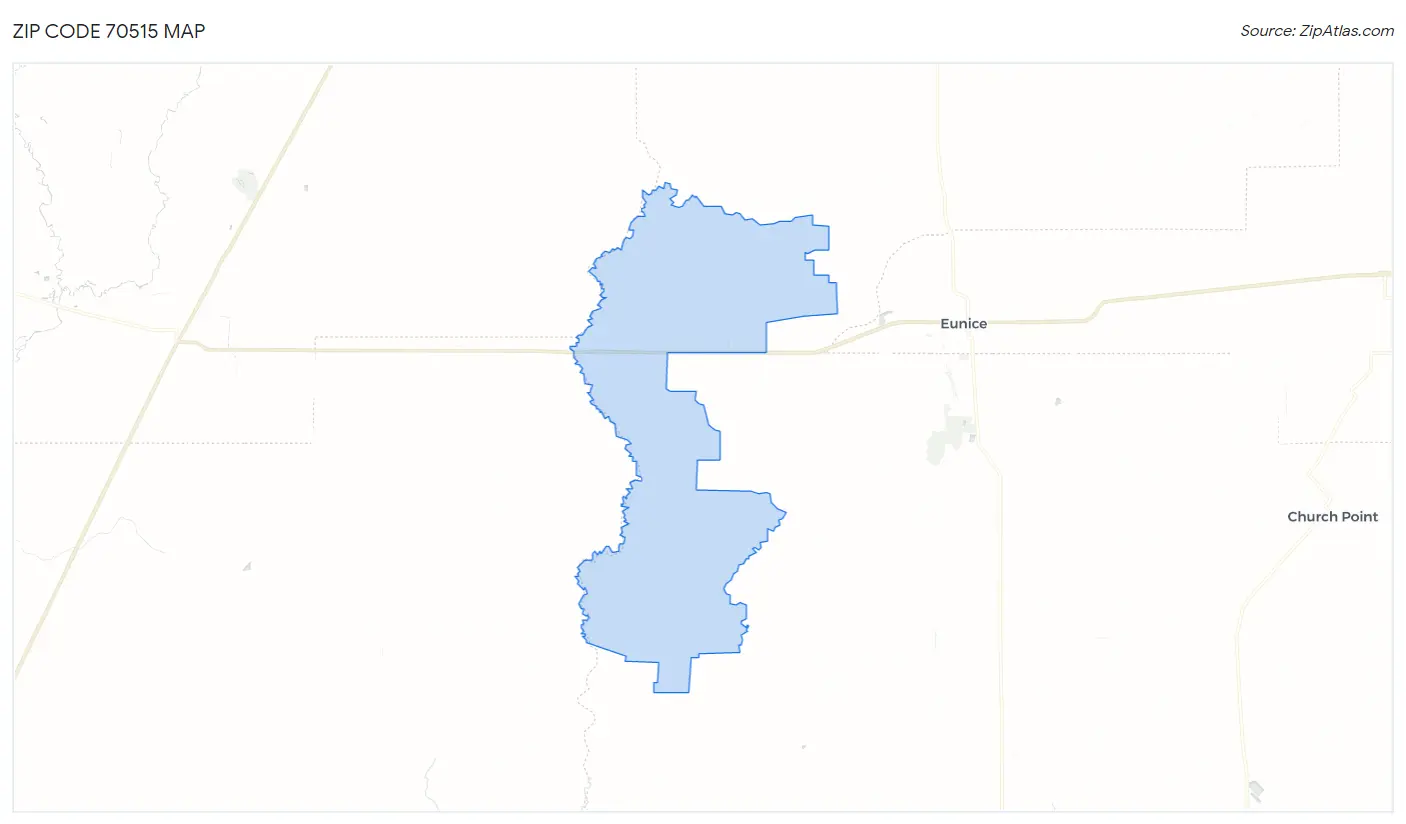 Zip Code 70515 Map