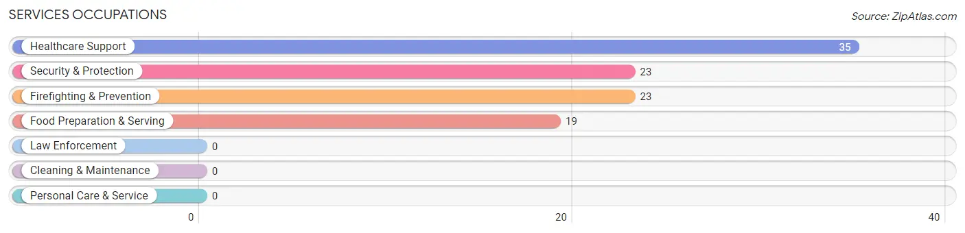 Services Occupations in Zip Code 70516