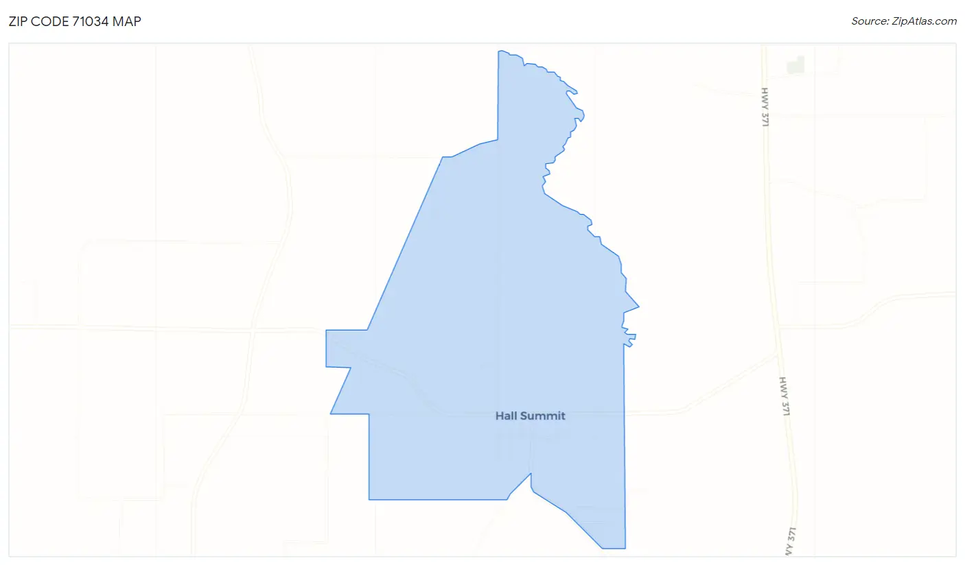 Zip Code 71034 Map